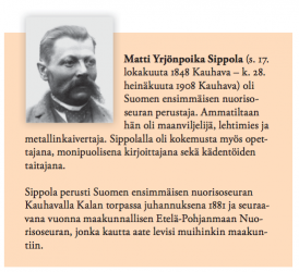 Matti Yrjönpoika Sippola, Suomen ensimmäisen nuorisoseuran perustaja.