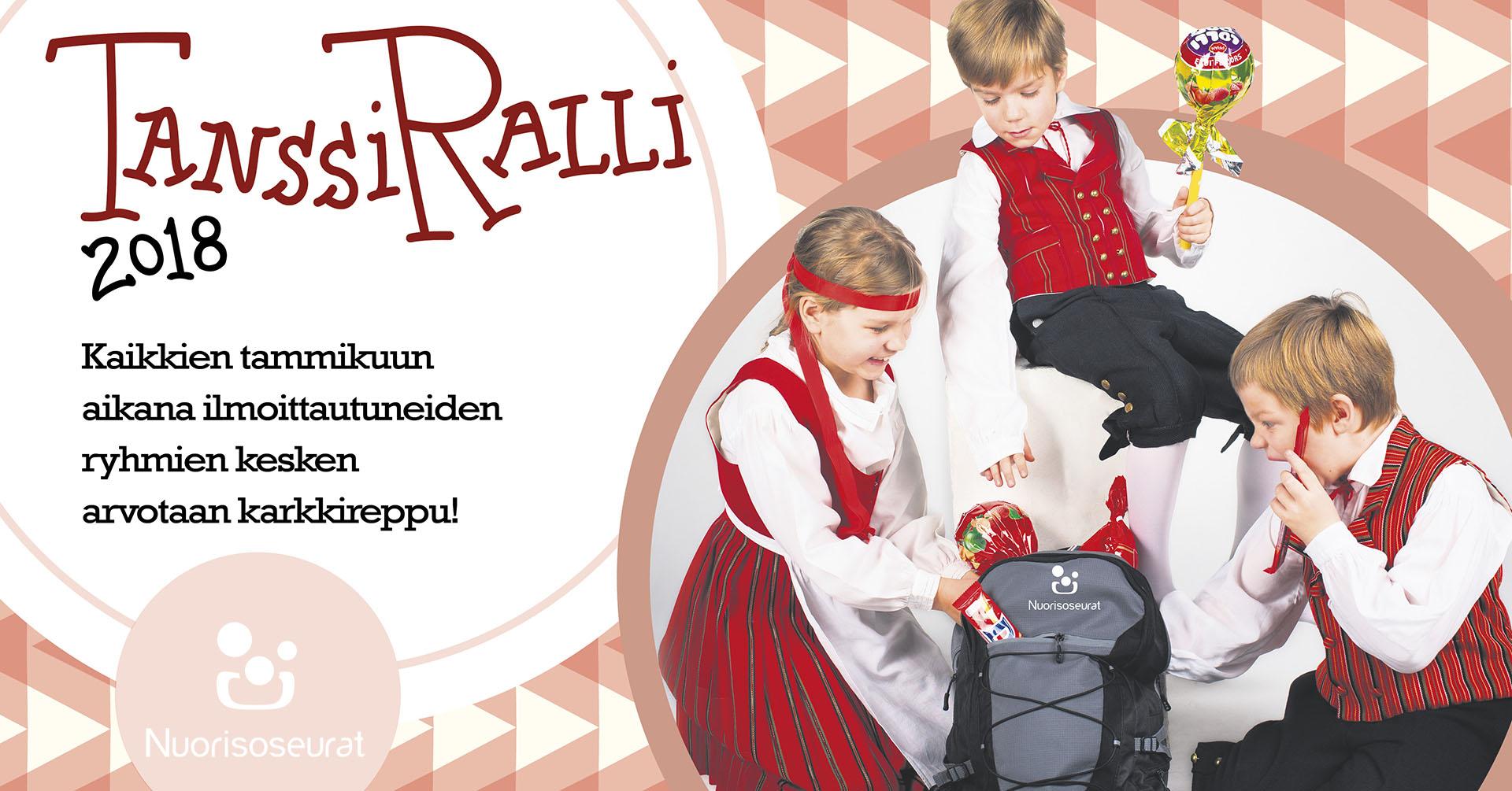 Tanssirallin ilmoittautuminen auki – nopein voi voittaa ryhmälle karkkirepun!