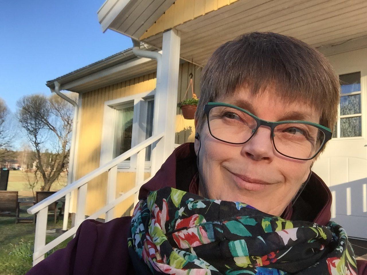 Kuvassa Päivi Svärd