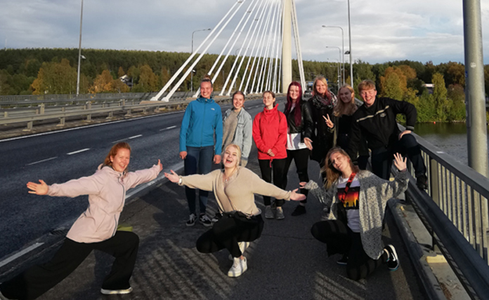 Kuvassa Nuoret vaikuttajat Rovaniemellä